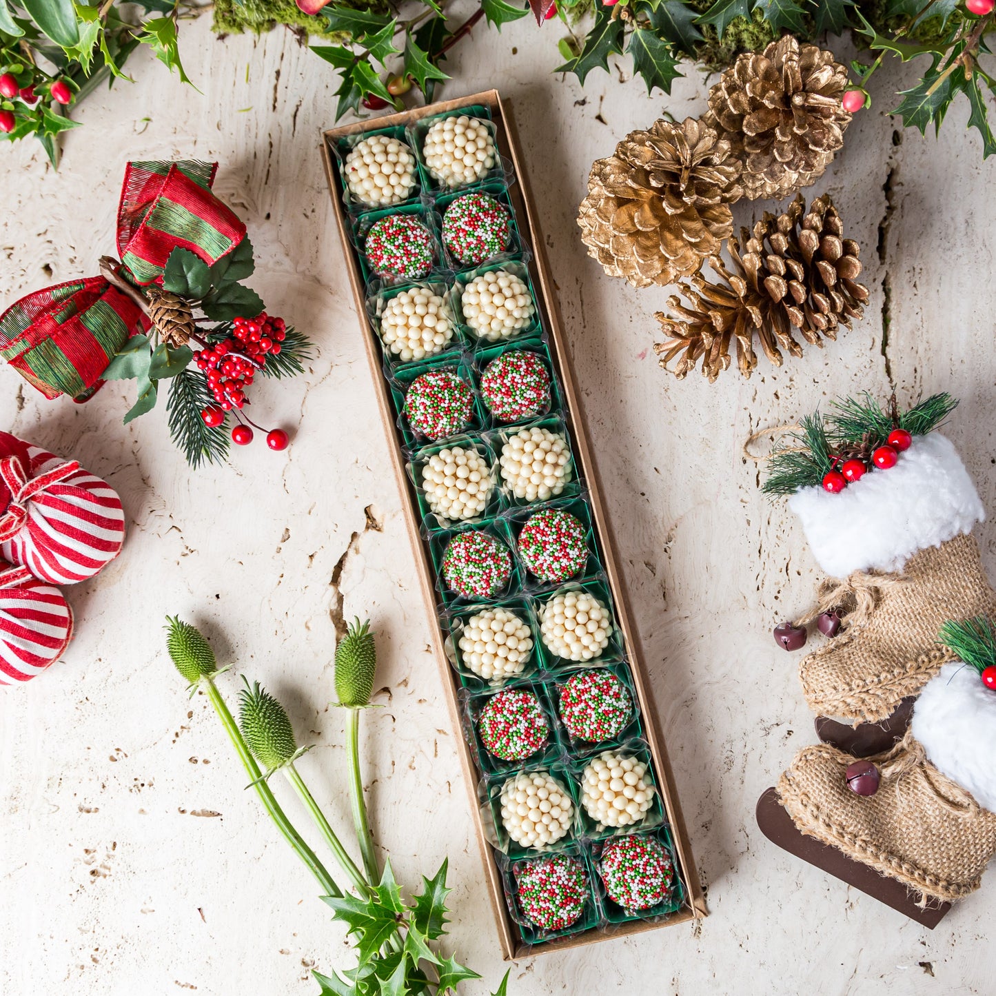 Caixa Presente com 20 Doces - Coleção de Natal - Somethin' Sweet by SVG