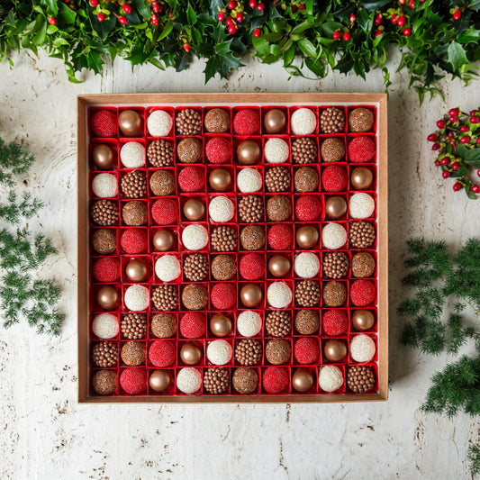 Caixa Viagem  com 100 Doces - Coleção de Natal