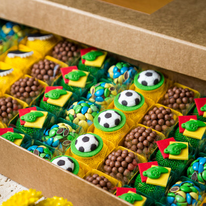 Caixa Viagem - 55 Doces Decorada - Coleção Copa