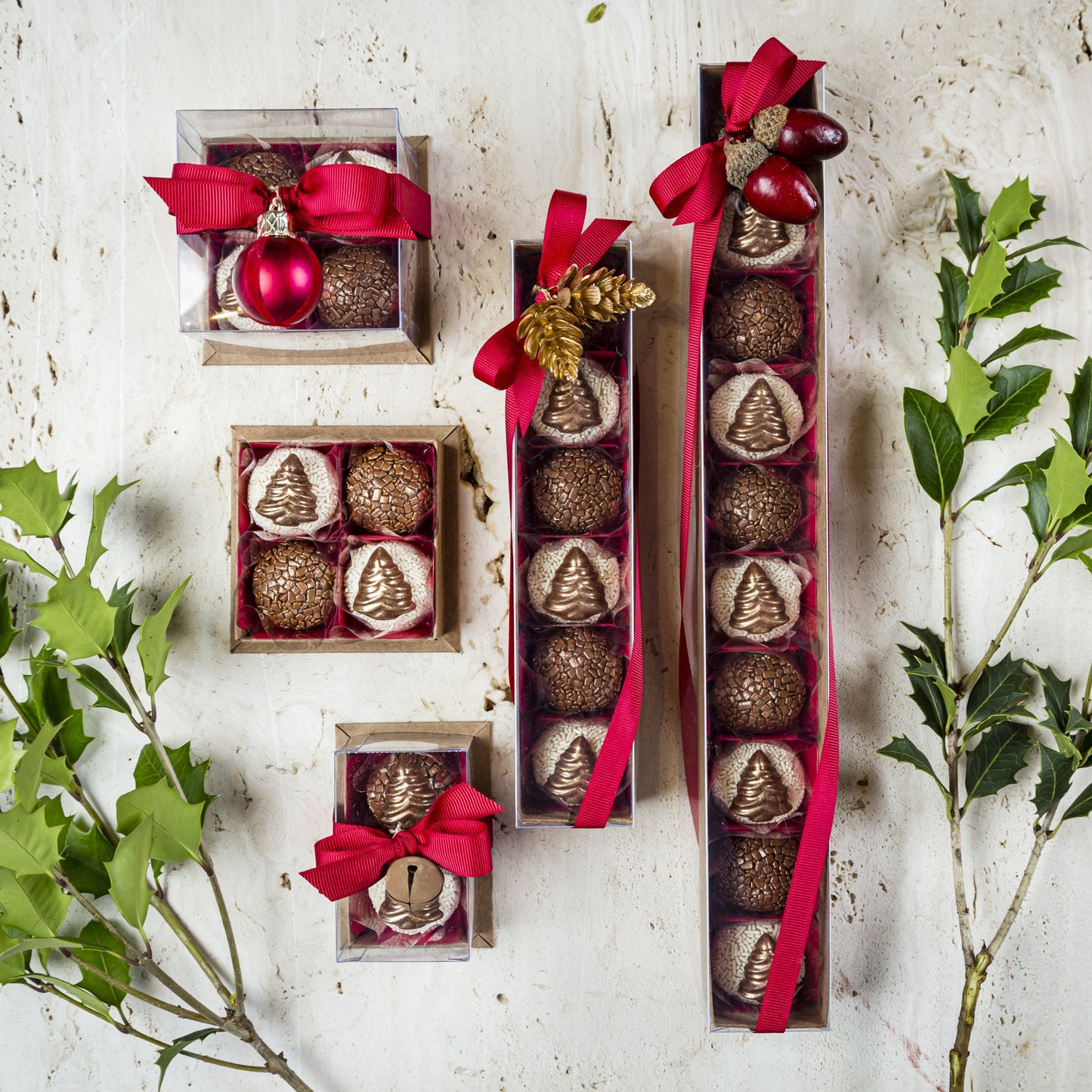 Caixa Lembrancinha Decorada com 4 Doces - Coleção de Natal - Somethin' Sweet by SVG