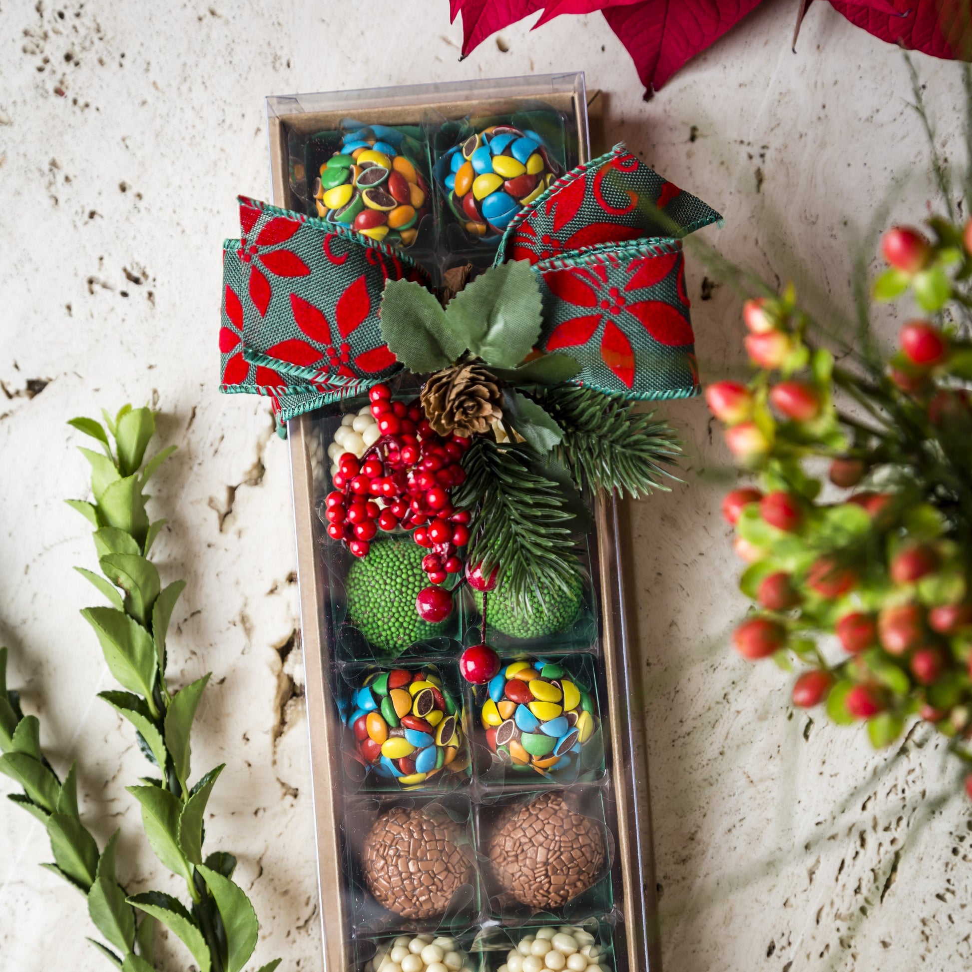 Caixa Presente  com 16 Doces - Coleção de Natal - Somethin' Sweet by SVG