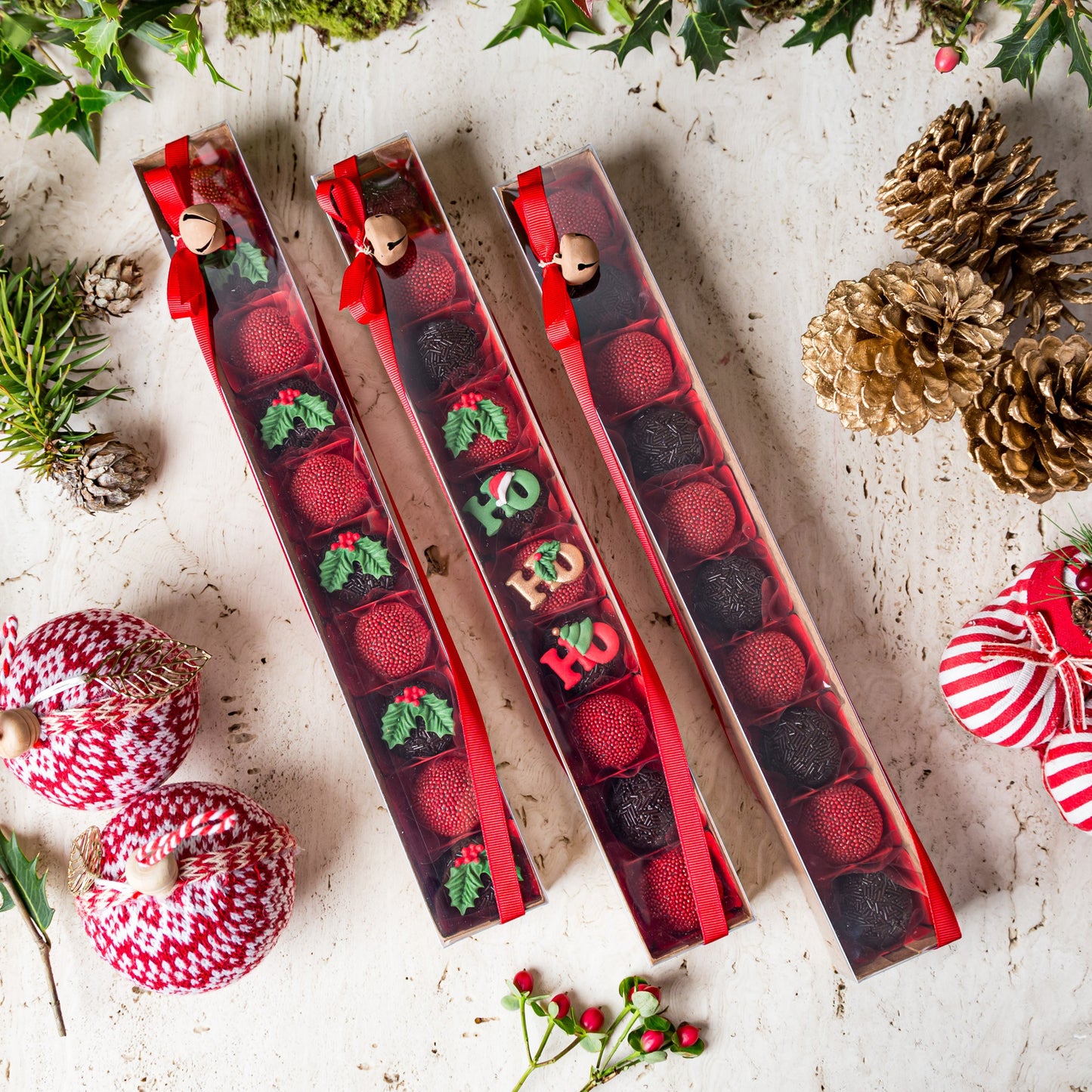 Caixa Lembrancinha Decorada com 10 Doces - Coleção de Natal - Somethin' Sweet by SVG