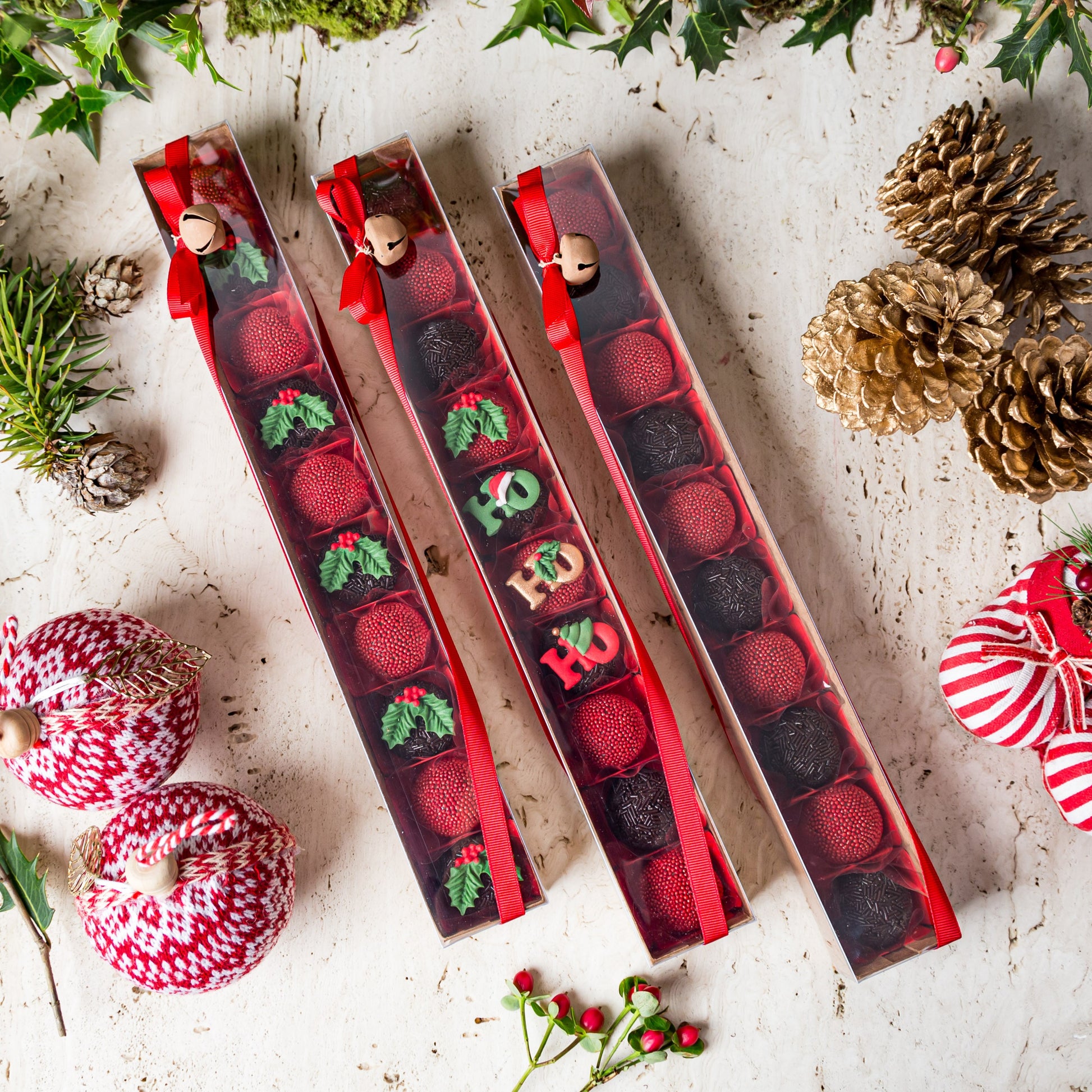 Caixa Lembrancinha Decorada com 10 Doces - Coleção de Natal - Somethin' Sweet by SVG