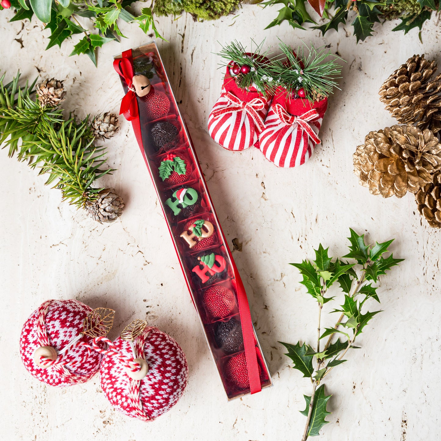 Caixa Lembrancinha Decorada com 10 Doces - Coleção de Natal - Somethin' Sweet by SVG