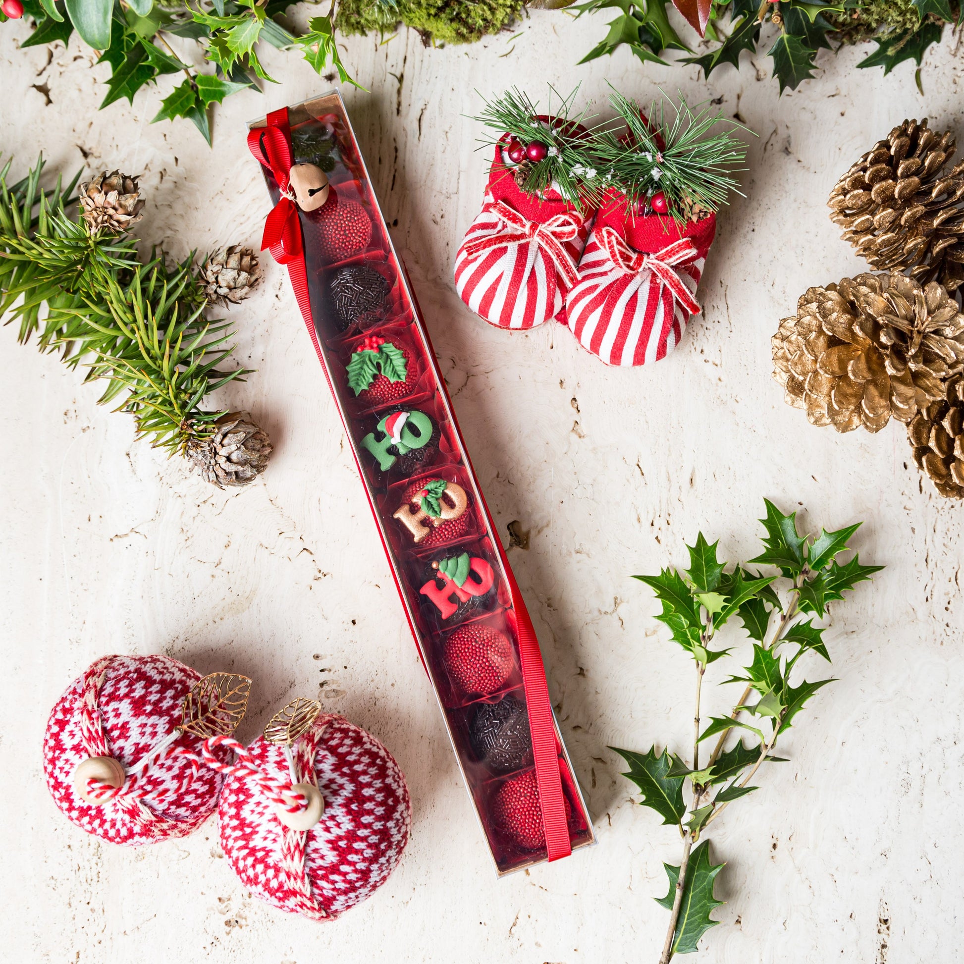 Caixa Lembrancinha Decorada com 10 Doces - Coleção de Natal - Somethin' Sweet by SVG