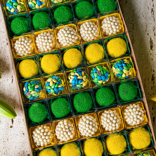 Caixa Presente sem Decoração 50 Doces - Coleção Copa