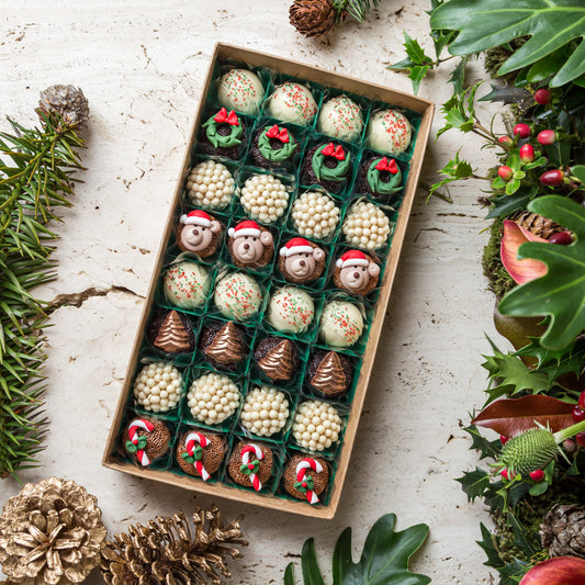 Caixa Viagem Decorada com 32 Doces - Coleção de Natal - Somethin' Sweet by SVG