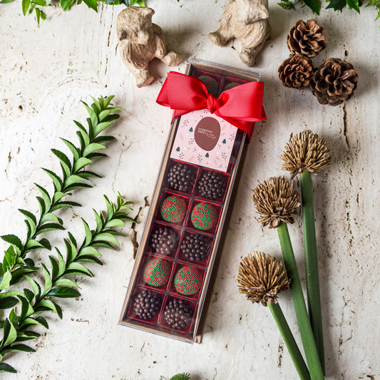 Caixa Presente  com 16 Doces - Coleção de Natal