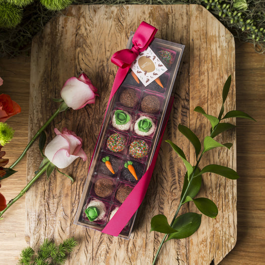 Caixa Presente Decorada com 16 Doces - Coleção de Páscoa - Somethin' Sweet by SVG