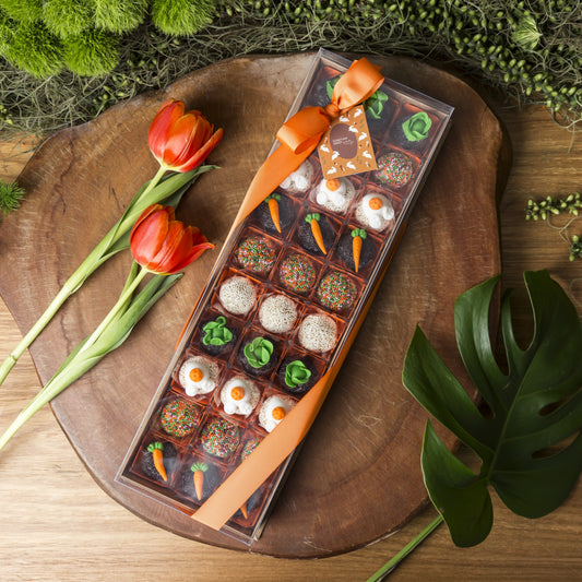 Caixa Presente Decorada com 30 Doces - Coleção de Páscoa - Somethin' Sweet by SVG