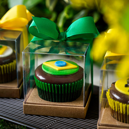 Cupcake Decorado - Caixa 1 unidade - Coleção Copa